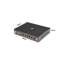 Gigabit PoE Switch 4 Port + 2 LAN GE Uplink Gigabit PoE Switch 4 Port + 2 LAN GE Uplink