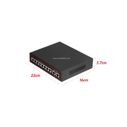 Gigabit PoE Switch 8 Port + 2 LAN GE Uplink Gigabit PoE Switch 8 Port + 2 LAN GE Uplink