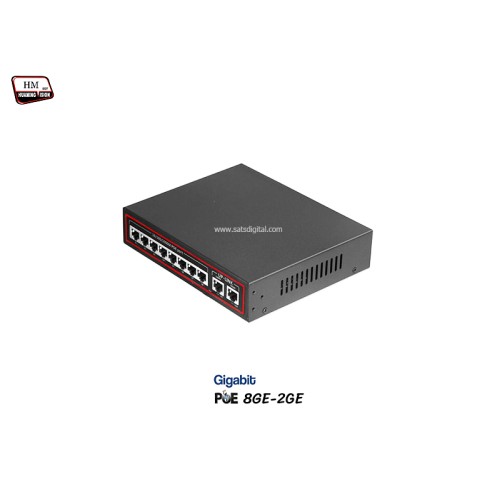 Gigabit PoE Switch 8 Port + 2 LAN GE Uplink Gigabit PoE Switch 8 Port + 2 LAN GE Uplink