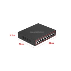 PoE Switch 8 Port 10/100 + 2 LAN GE Uplink PoE Switch 8 Port 10/100 + 2 LAN GE Uplink