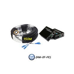 สายไฟเบอร์ออฟติก 2 Core 150 เมตร + Media DX 10/100 สายไฟเบอร์ออฟติก 2 Core 150 เมตร + Media DX 10/100
