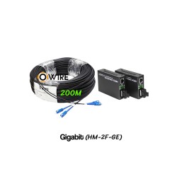 สายไฟเบอร์ออฟติก 2 Core 200 เมตร + Media DX 1G สายไฟเบอร์ออฟติก 2 Core 200 เมตร + Media DX 1G