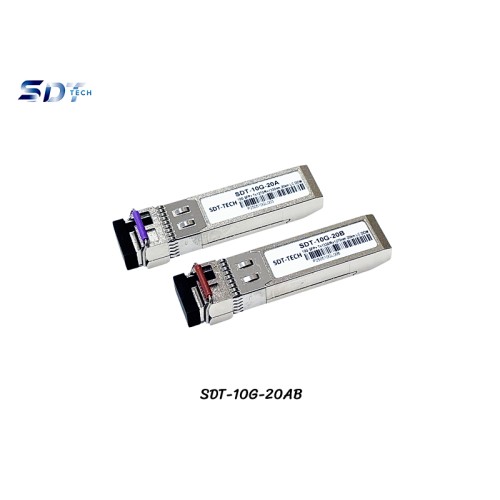 10G SFP+ SM LC BIDI DDM 20KM รุ่น SDT-10G-20AB 10G SFP+ SM LC BIDI DDM 20KM รุ่น SDT-10G-20AB