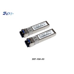 10G SFP+ SM LC DX DDM 20KM รุ่น SDT-10G-20 10G SFP+ SM LC DX DDM 20KM รุ่น SDT-10G-20