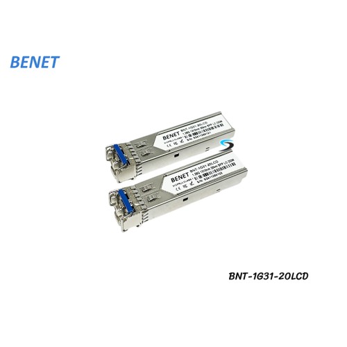 BENET | SFP LC DX-1310 1.25G DDM SM 20KM