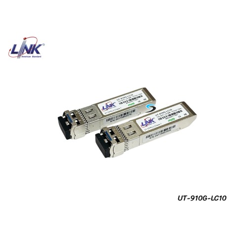 LINK SFP+ 10G SM LC DX DDM 10KM รุ่น UT-910G-LC10 LINK SFP+ 10G SM LC DX DDM 10KM รุ่น UT-910G-LC10