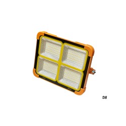 ไฟสปอตไลท์โซล่าเซลล์แบบพกพา รุ่น D8 แสงสว่าง 50W ไฟสปอตไลท์โซล่าเซลล์แบบพกพา รุ่น D8 แสงสว่าง 50W