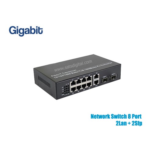 Gigabit Switch HUB 10 LAN + 2SFP Gigabit Switch HUB 10 LAN + 2SFP