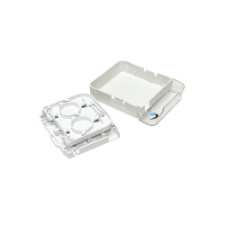 กล่องพักสายไฟเบอร์ออฟติก 1 Core Indoor (มีฝาปิด) กล่องพักสายไฟเบอร์ออฟติก 1 Core Indoor (มีฝาปิด)