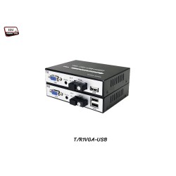 VGA To FIBER Extender 1080p + USB + Audio 20KM VGA To FIBER Extender 1080p + USB + Audio 20KM