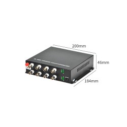 Fiber Optic Video Converter 8 Channel 1080p Fiber Optic Video Converter 8 Channel 1080p