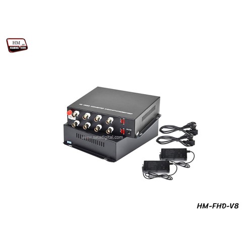 Fiber Optic Video Converter 8 Channel 1080p Fiber Optic Video Converter 8 Channel 1080p