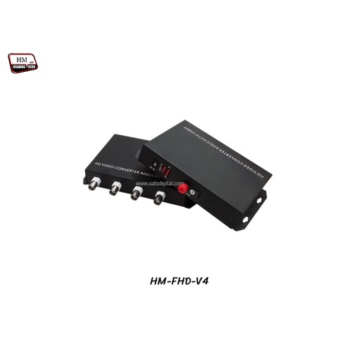 Fiber Optic Video Converter 4 Channel 1080p Fiber Optic Video Converter 4 Channel 1080p